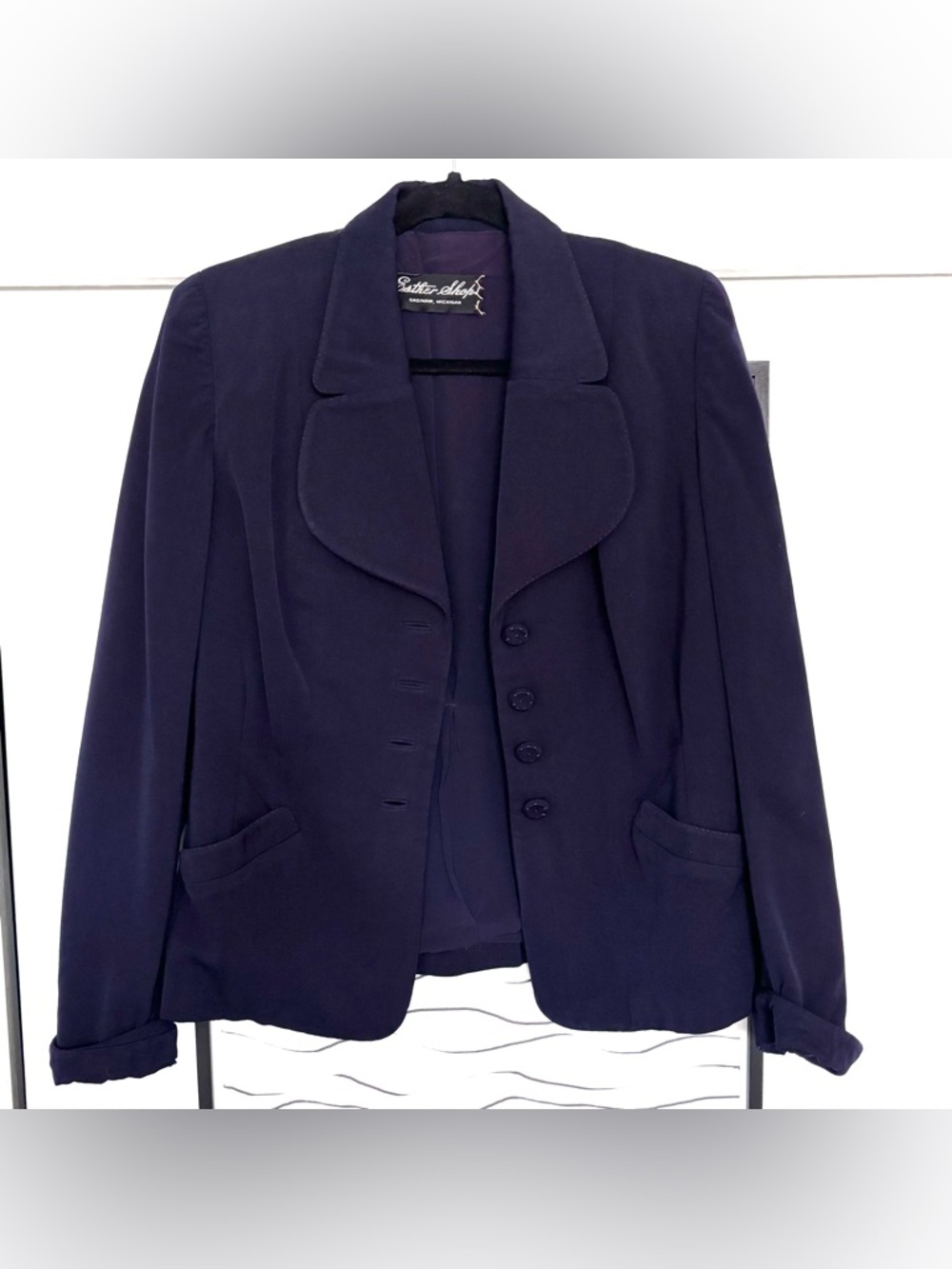 Vintage Navy Women's Blazer